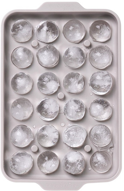 실리가든 실리콘 얼음틀 원형 24구, 얼티밋그레이, 1개