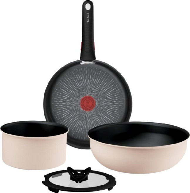 테팔 인덕션 매직핸즈 크렘 드 피치 5종 세트, 1세트