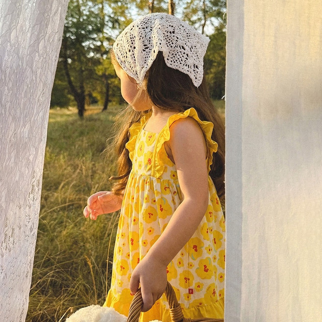 오즈키즈 아동용 라라가든 원피스 + 가방 세트