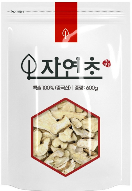 자연초 기원 백출 삽주뿌리, 600g, 1개