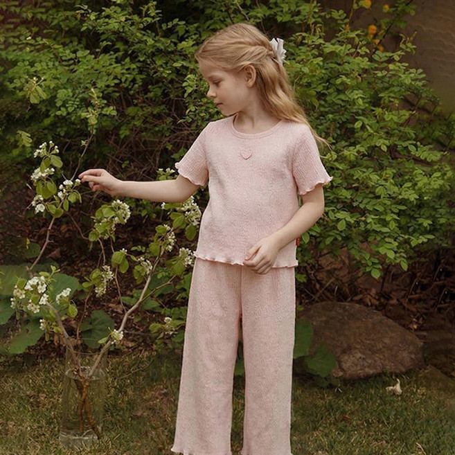 오즈키즈 아동용 두근하트 상하의 세트