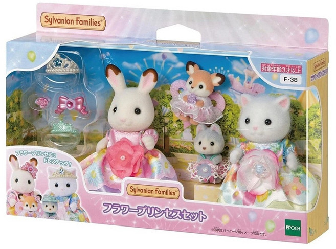 EPOCH Sylvanian Families 森林家族 花花公主人偶裝組 EP15742, 1個