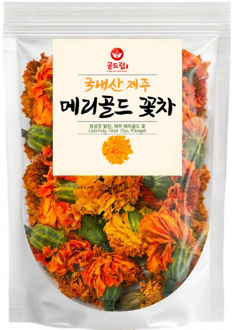 굳드림 국내산 제주 메리골드 꽃차, 60g, 1개, 1개입