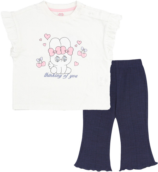 에스더러브스유 루루 리본 체리 아이스 팬츠 상하의 세트