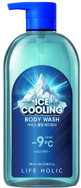 라이프홀릭 아이스 쿨링 바디워시, 1개, 700ml