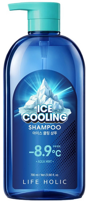 라이프홀릭 아이스 쿨링 샴푸, 1개, 700ml