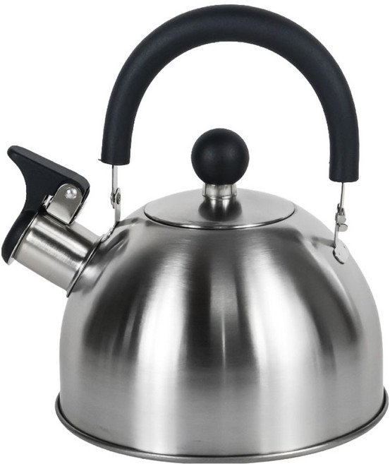 마시피렌체 스텐 휘슬 주전자, 1개, 실버, 1.5L