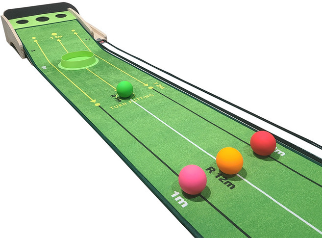 BJ 뉴 PARK 3275 무소음 자동리턴 파크골프 퍼팅연습기, 그린, 1개