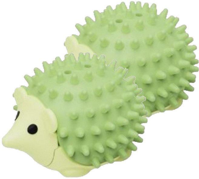 굿딜즈 고양이 360도 회전 고슴도치 캣닢볼 그린, 50g, 2개, 캣닢
