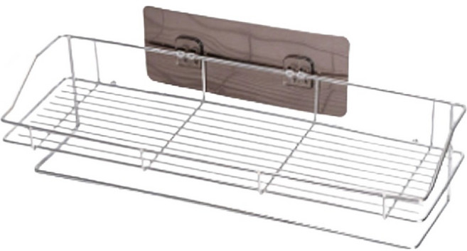 한봄누리 협력사 무타공 욕실 수납 스테인리스 선반, 1개