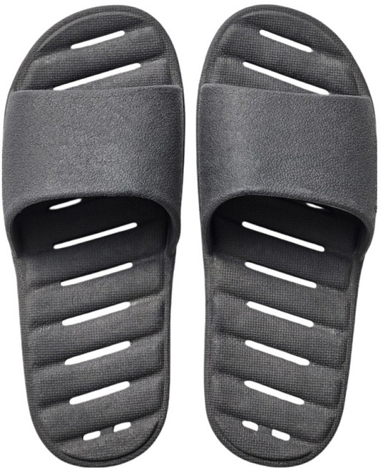 팬톤 CMYK 미끄럼방지 안전 딱붙 욕실화, 차콜, 1개