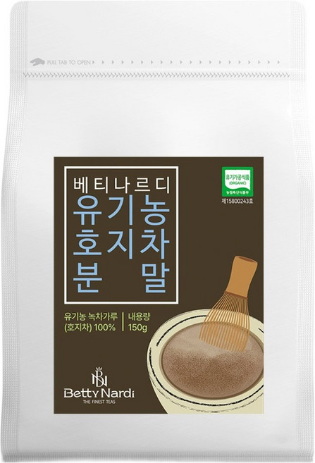 베티나르디 유기농 호지차 분말, 1개, 1개입, 150g