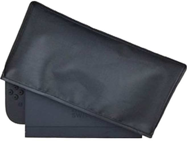 호후 닌텐도 스위치2 독 거치상태 먼지 방지 패브릭 덮게 보관 케이스 쉬위덮, 1개, 블랙