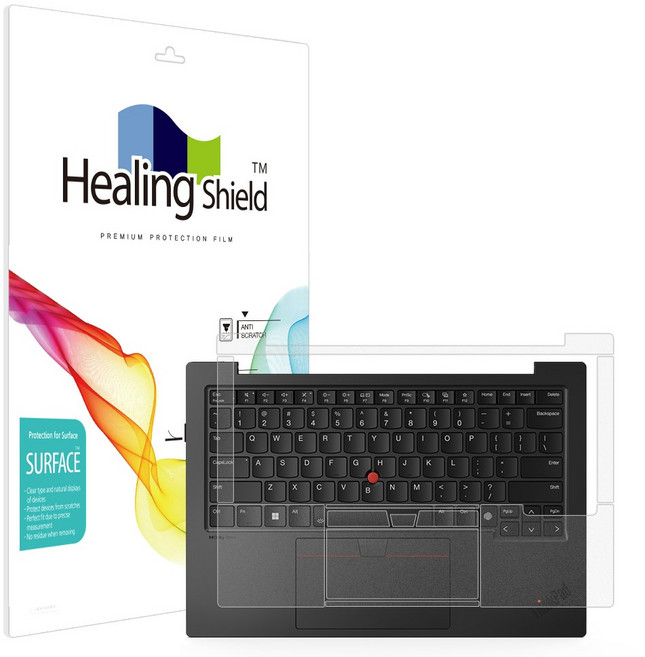 Healing Shield Lenovo ThinkPad X1 Carbon 13代 霧面手託觸控板螢幕保護貼 2片組
