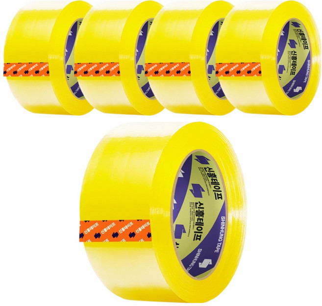 신흥 박스테이프 중포장 65mic 100m, 3개