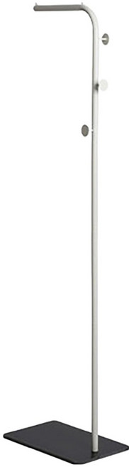 하키스 스탠드 마블 슬림형 철제행거 400, 화이트