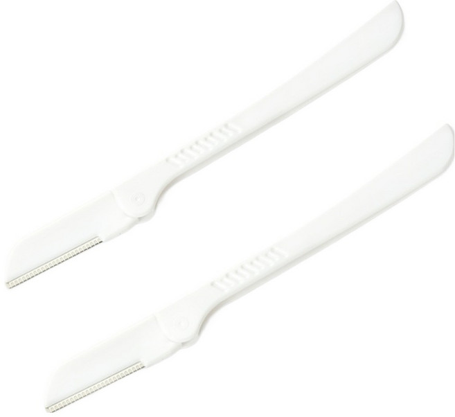 더페이스샵 데일리 뷰티툴즈 눈썹칼 2단, 화이트, 2개