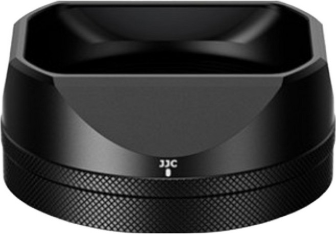 JJC 후지필름 X100VI X100V 렌즈 사각 후드, 1개, LH-XVI(블랙)
