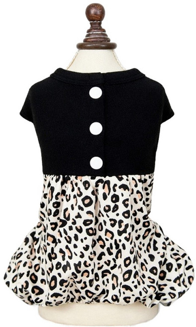 코코스튜디오 고양이 강아지 코코 호피 벌룬 나시 올인원, 1개, 화이트