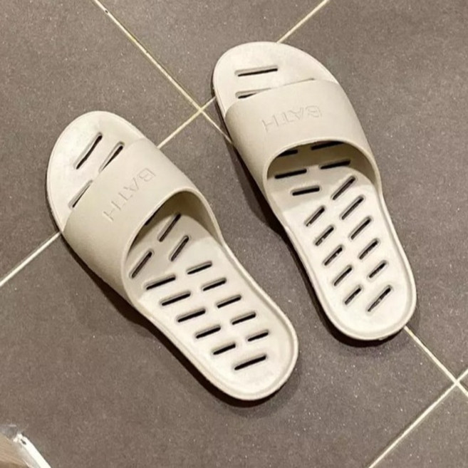 데코뷰 소프트 EVA 물빠짐 욕실화, 크림베이지, 1개