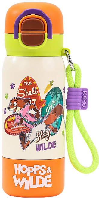 점 주토피아 투웨이플립탑 진공 스텐 빨대 텀블러, 1개, 닉, 500ml