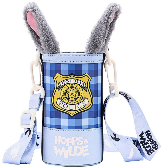 점 주토피아 입체 어깨끈 물통주머니 주디, 1개, 혼합색상