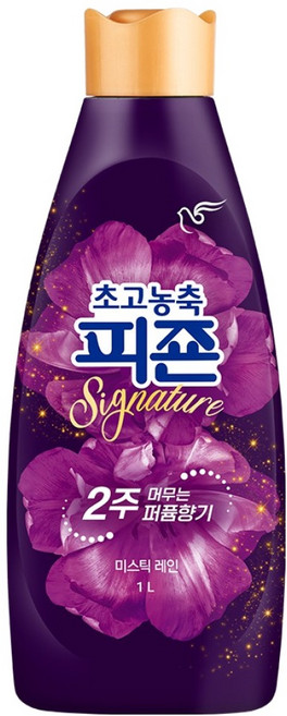 피죤 초고농축 섬유유연제 시그니처 미스틱레인 본품, 1개, 1L