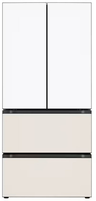 LG전자 디오스 AI 오브제컬렉션 491L 4도어 스탠드형 김치냉장고 방문설치, Z495GQG212, 에센스 화이트 + 토프