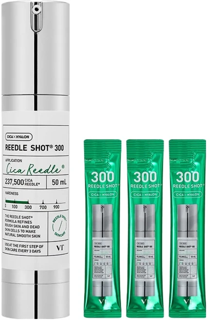 브이티코스메틱 리들샷 300 50ml + 스틱파우치 2ml x 3p 세트, 1세트 - 쿠팡