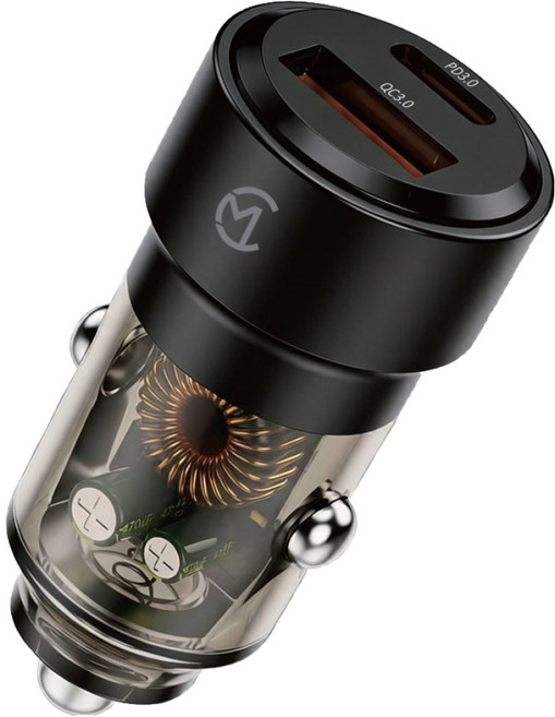 카멜레온360 QC4.0 + PD3.0 초고속 차량용 시거잭 충전기 75W, 블랙, CM360-PDN2