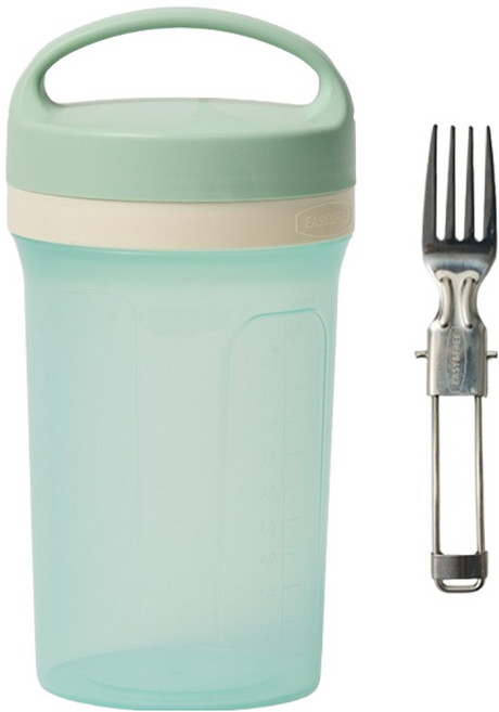 이지앤프리 프레시타워 과일샐러드 도시락통 대 750ml, 민트, 1개