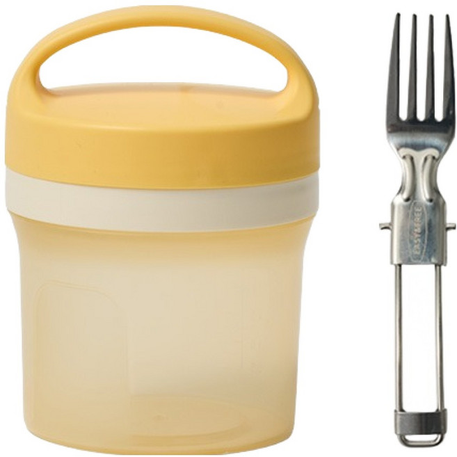 이지앤프리 프레시타워 과일샐러드 도시락통 소 450ml, 망고, 1개