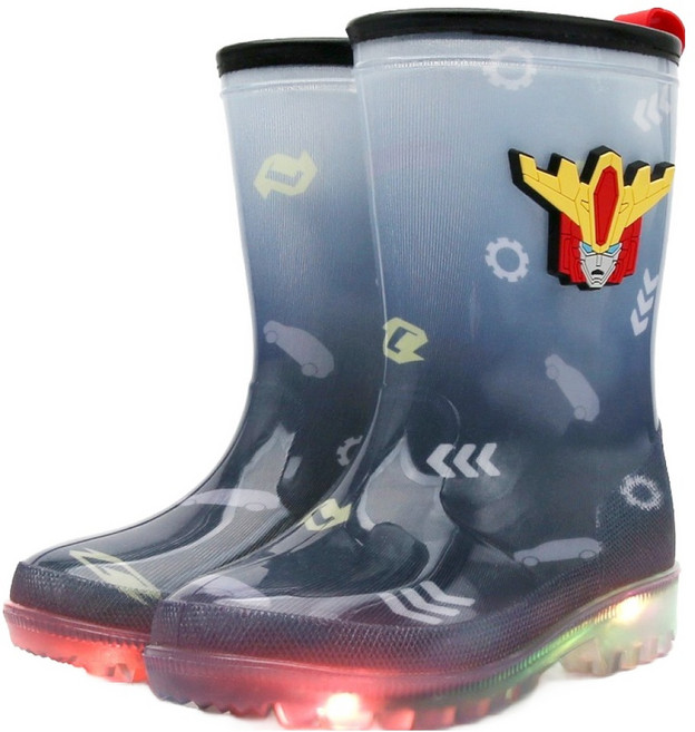 슈라모드 CH 헬로카봇 빅터 라이팅 레인부츠