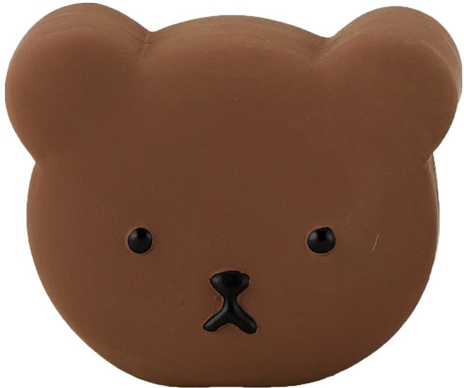 아아랜드 강아지 곰세마리 베어랜드 삑삑이 분리불안 베이비베어 장난감, 초콜릿, 1개