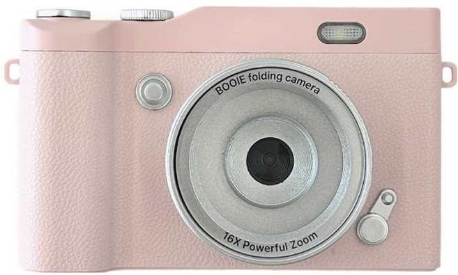 부이 폴딩 레트로 빈티지 감성 디지털 카메라, B6CA-01F(Sandpink)