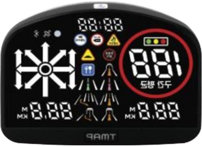 한문철 안드로이드오토 연동가능 티맵 HUD 자동차 헤드업디스플레이 TMAP T900, 1개, 컨텐츠 참조