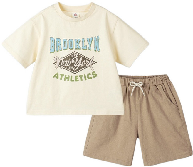 월튼키즈 아동용 빈티지로고 상하의 세트