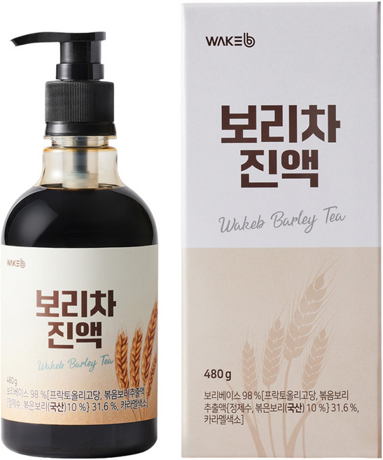 웨이크비 볶은 보리차 진액, 480g, 1개, 1개, 1개입
