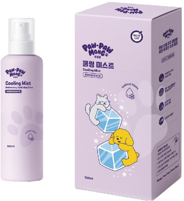 포포몽 반려동물 쿨링 미스트, 1개, 150ml