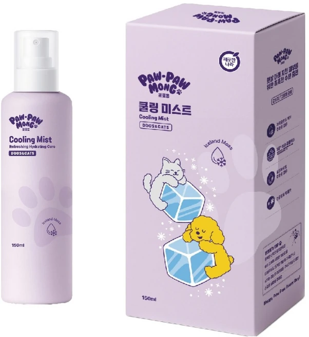 포포몽 반려동물 쿨링 미스트, 1개, 150ml - 쿠팡