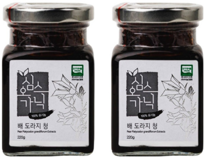 심스오가닉 배도라지청, 220g, 1개입, 2개