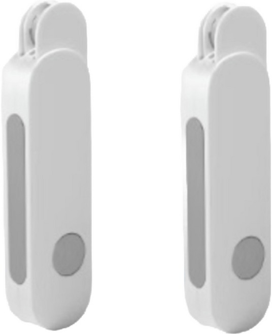 비아토리 길이조절 여행용 휴대용 접이식 빨래 건조대 2p, 화이트