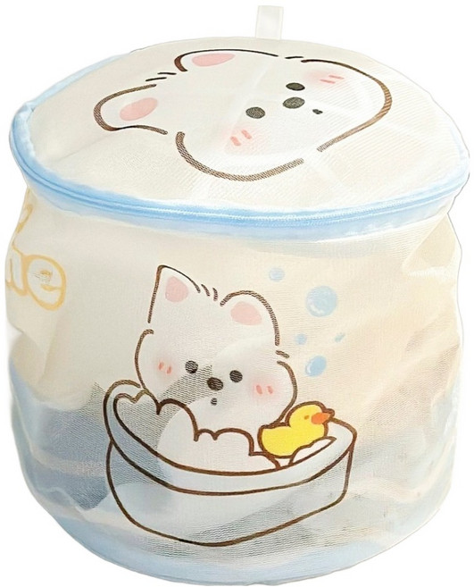 뉴토피아 가정용 옷 변형 방지 오염 세탁망 소형, 혼합색상, 1개