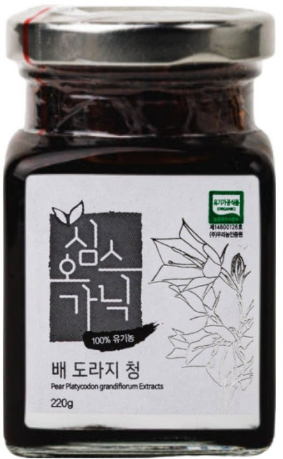 심스오가닉 배도라지청, 220g, 1개입, 1개