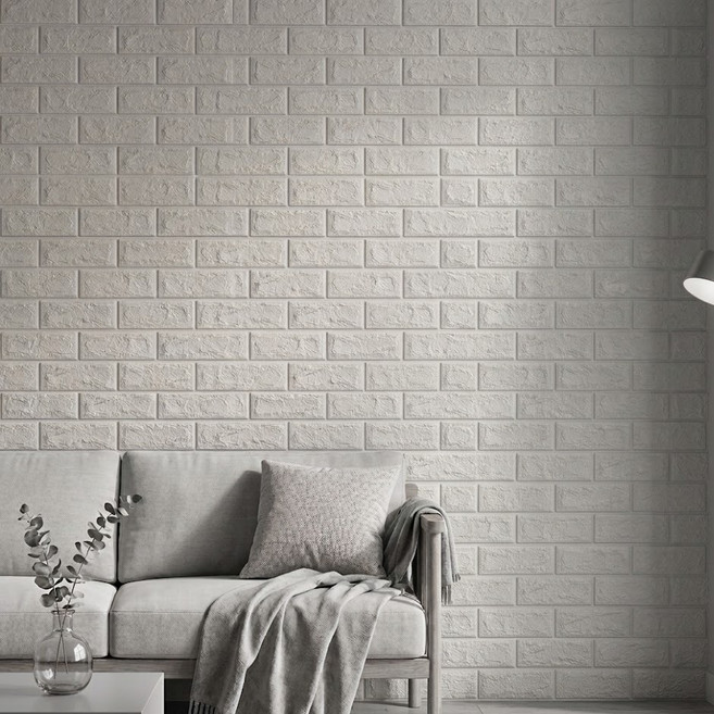 EVE SELLER XPE 폼 방수 방습 벽 스티커, 은회색, 1개