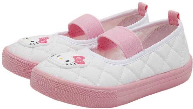 SHOELAMODE Hello Kitty 鬆緊帶室內拖鞋