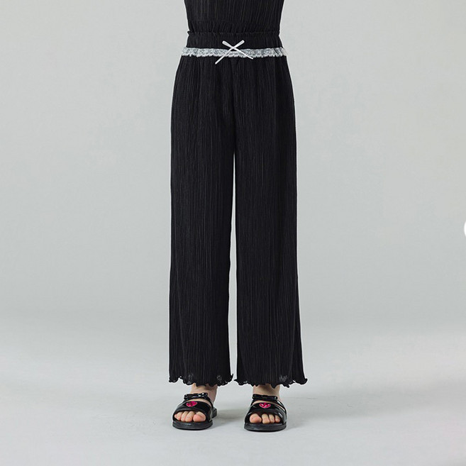 아이러브제이 아동용 쥬디 레이스 플리츠 팬츠