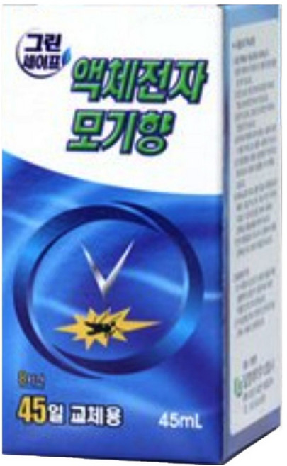일명제약 그린세이프 액체 모기향 45일 리필, 1개, 45ml