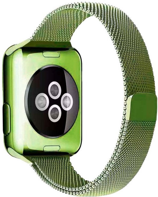 젤리타이거 애플워치 슬림 밀레니즈 루프 스트랩 밴드 38 / 40 / 41 / 42 mm, 올리브그린, 1개