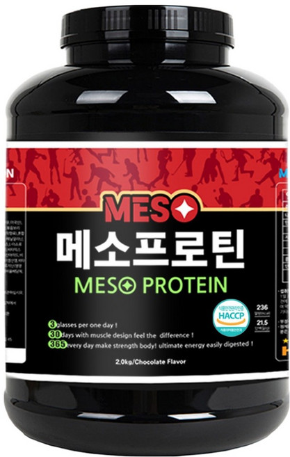 진명뉴트리션 메소프로틴 단백질보충제 초코맛, 2kg, 1개